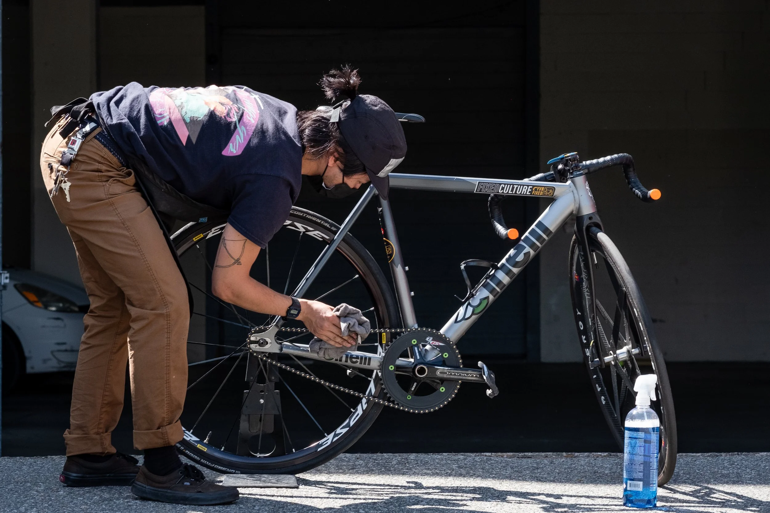 Aska's Cinelli x Mash Bolt 2.0 Fixed Gear — Kissing Crows Cyclery